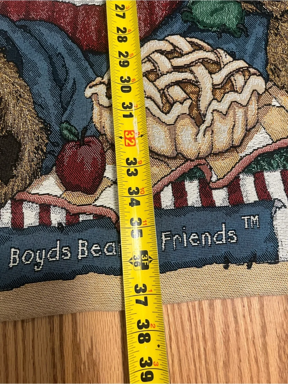 Boyds Bears & Friends Tapestry Wall Hanging “Proud to Be Bearmerican” 36x26